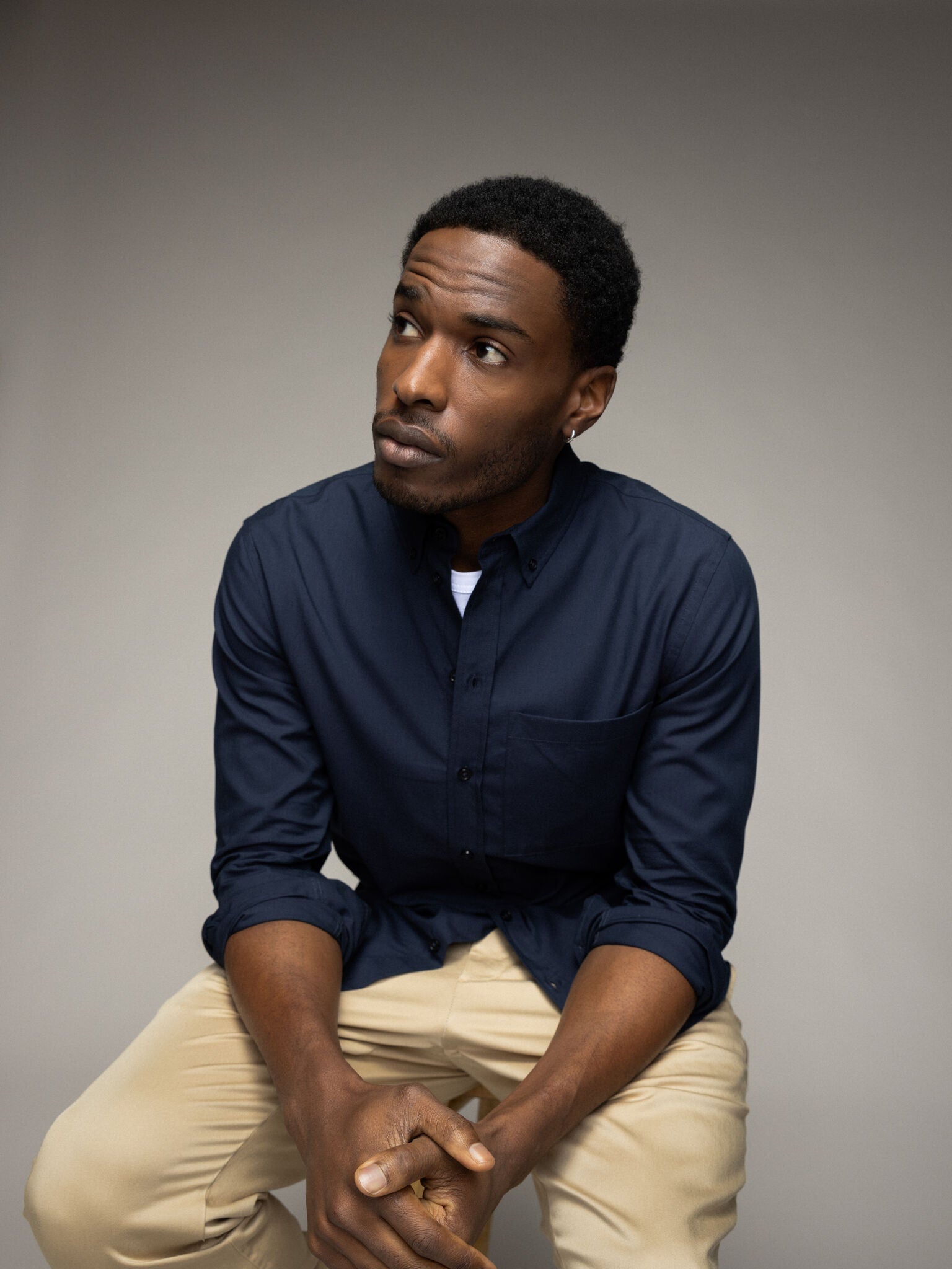 Modelshot / Navy / Detail